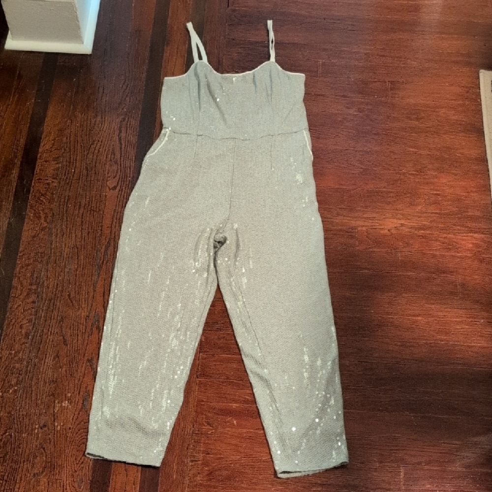 Anthropologie Light Gray Knit Top